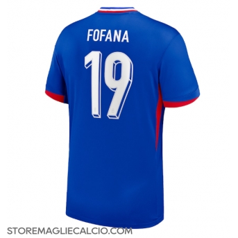 Francia Youssouf Fofana #19 Maglia Gara Casa Repliche Europei 2024